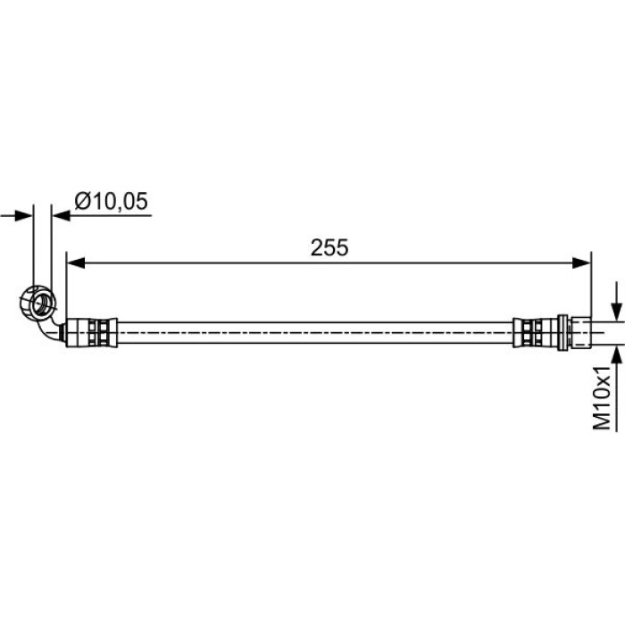BOSCH 1 987 481 647 Bremsschlauch