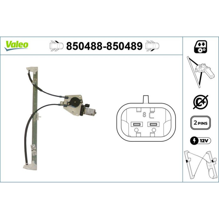 Valeo 850489 Fensterheber Valeo 850489 Fensterheber
