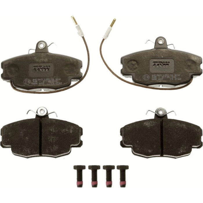 TRW GDB807 Bremsbelagsatz, Scheibenbremse COTEC TRW GDB807 Bremsbelagsatz, Scheibenbremse COTEC