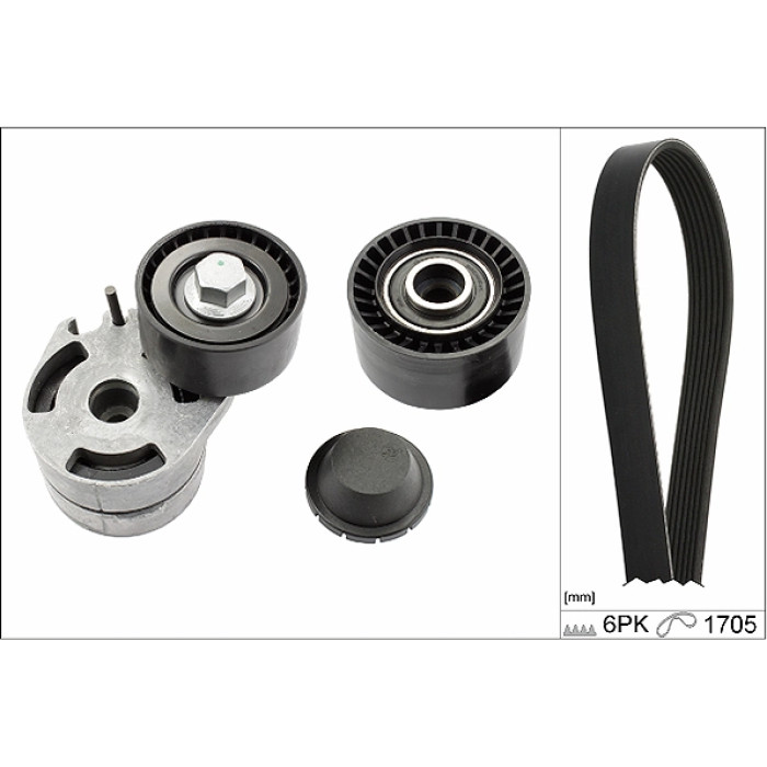 INA 529 0012 10 Keilrippenriemensatz