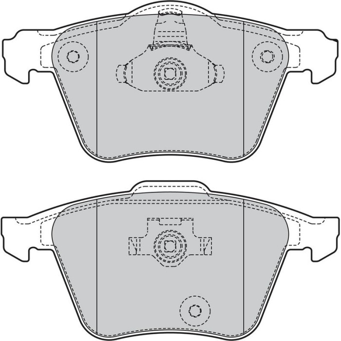 Valeo 598657 Bremsbelagsatz, Scheibenbremse Valeo 598657 Bremsbelagsatz, Scheibenbremse