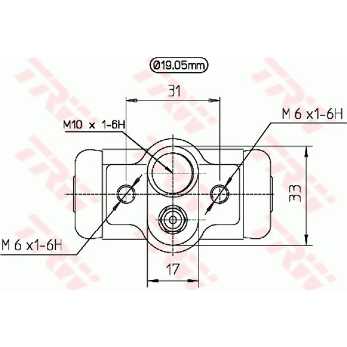 TRW BWD229 Radbremszylinder TRW BWD229 Radbremszylinder
