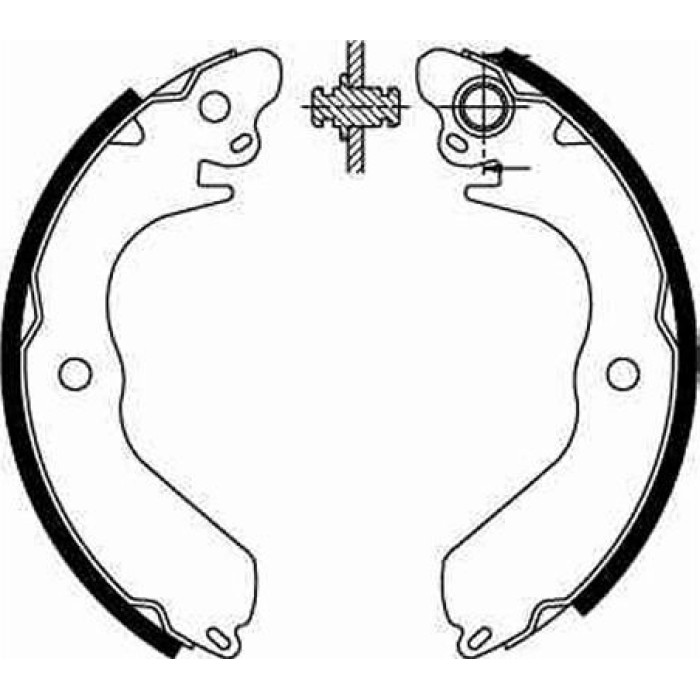 TRW GS8553 Bremsbackensatz