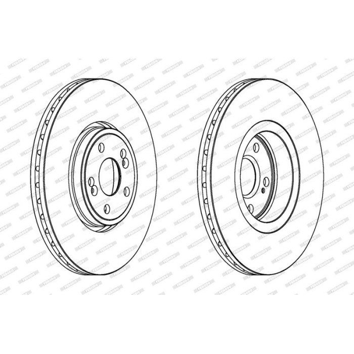 Ferodo DDF1405C-1 Bremsscheibe PREMIER High Carbon