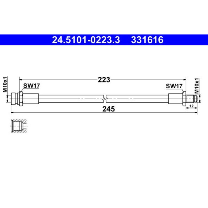 ATE 24.5101-0223.3 Bremsschlauch