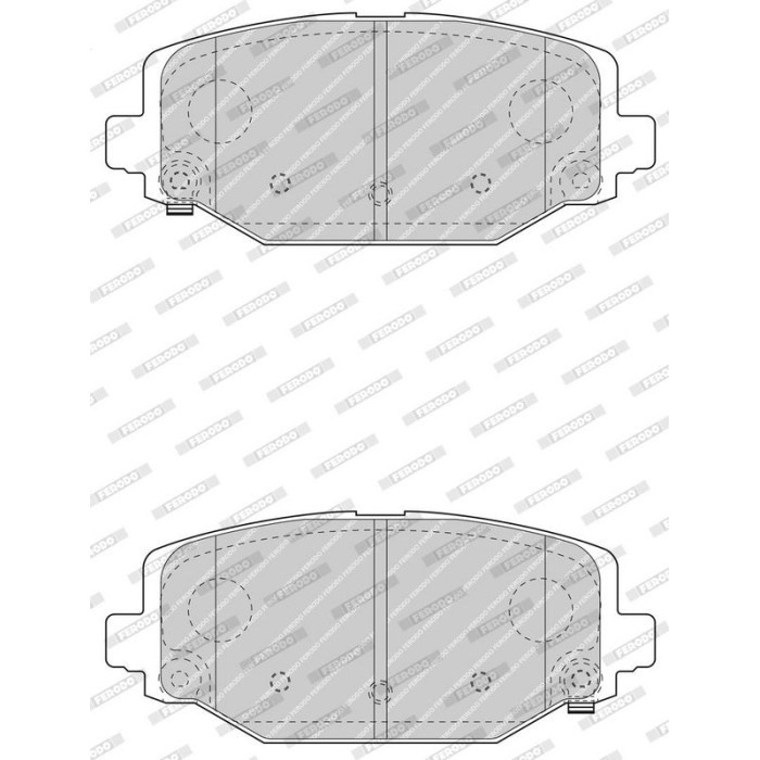 Ferodo FDB4778 Bremsbelagsatz, Scheibenbremse PREMIER ECO FRICTION Ferodo FDB4778 Bremsbelagsatz, Scheibenbremse PREMIER ECO FRICTION