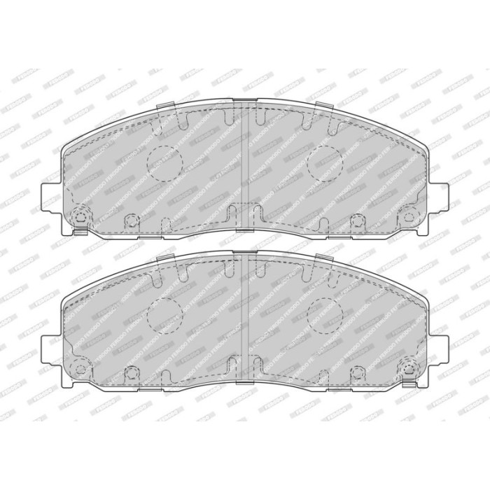 Ferodo FDB4785 Bremsbelagsatz, Scheibenbremse PREMIER ECO FRICTION Ferodo FDB4785 Bremsbelagsatz, Scheibenbremse PREMIER ECO FRICTION