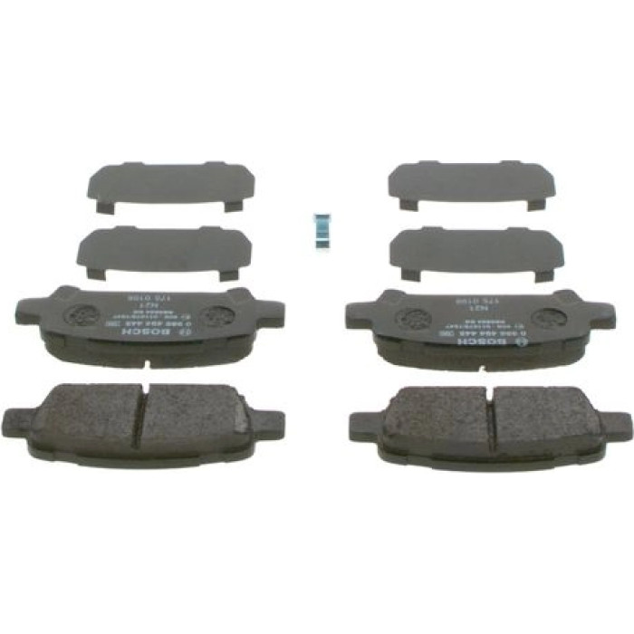 BOSCH 0 986 494 445 Bremsbelagsatz, Scheibenbremse BOSCH 0 986 494 445 Bremsbelagsatz, Scheibenbremse