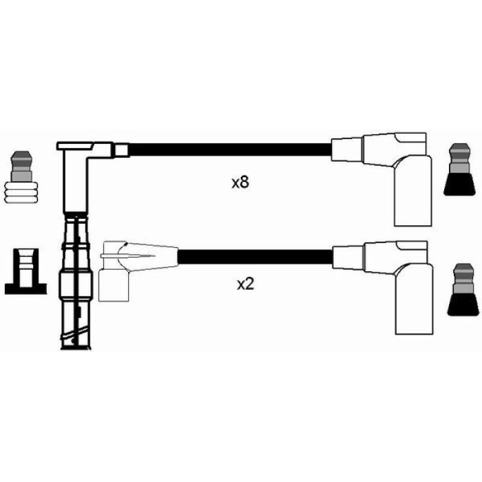 NGK 0748 Zündleitungssatz