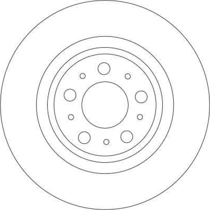TRW DF4338 Bremsscheibe