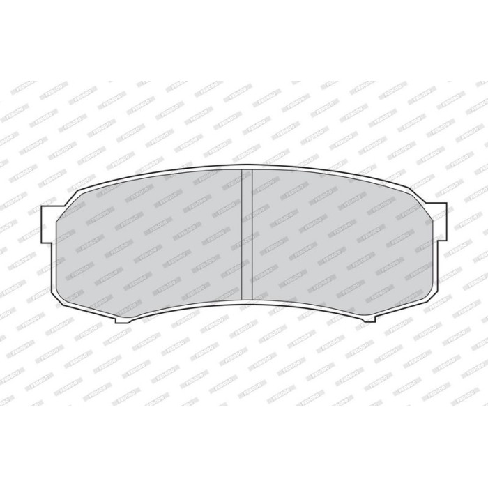 Ferodo FDB1021 Bremsbelagsatz, Scheibenbremse PREMIER ECO FRICTION