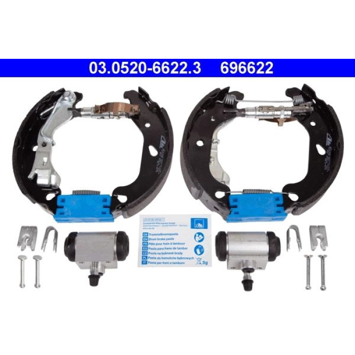 ATE 03.0520-6622.3 Bremsbackensatz Original TopKit ATE 03.0520-6622.3 Bremsbackensatz Original TopKit