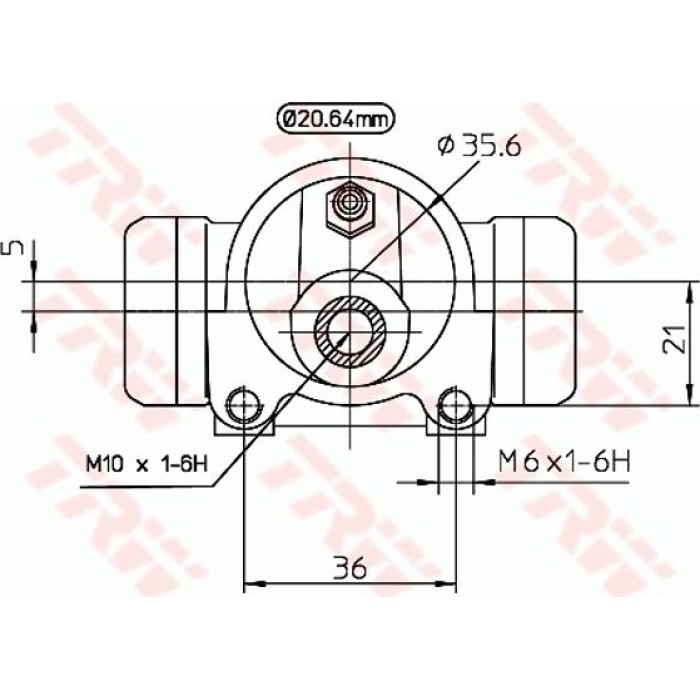 TRW BWF296 Radbremszylinder TRW BWF296 Radbremszylinder