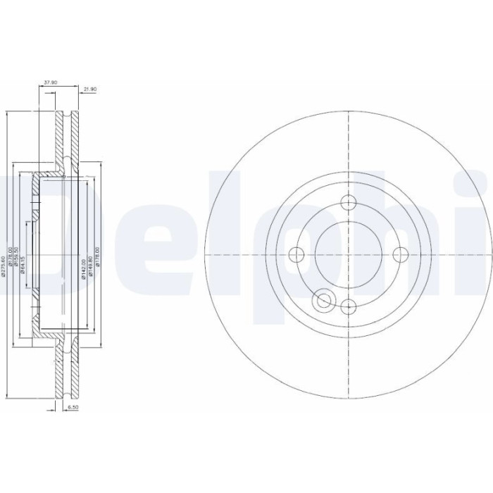 Bremsscheibe BG3661 Bremsscheibe BG3661
