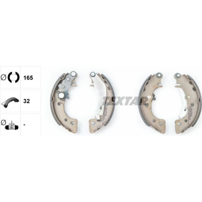 Textar 91038000 Bremsbackensatz Textar 91038000 Bremsbackensatz