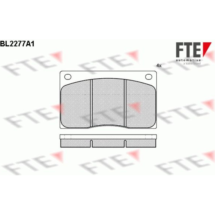 FTE 9011048 Bremsbelagsatz, Scheibenbremse FTE 9011048 Bremsbelagsatz, Scheibenbremse
