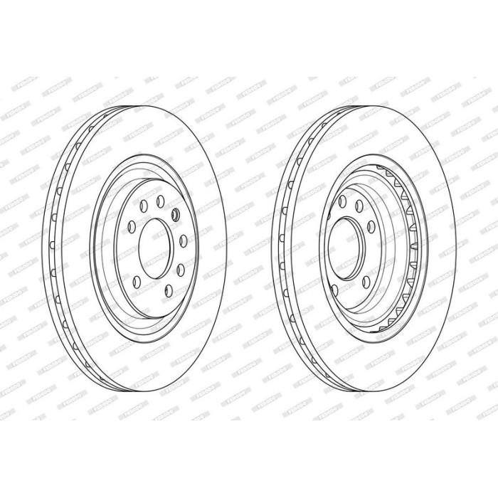 Ferodo DDF2595C-1 Bremsscheibe PREMIER Ferodo DDF2595C-1 Bremsscheibe PREMIER