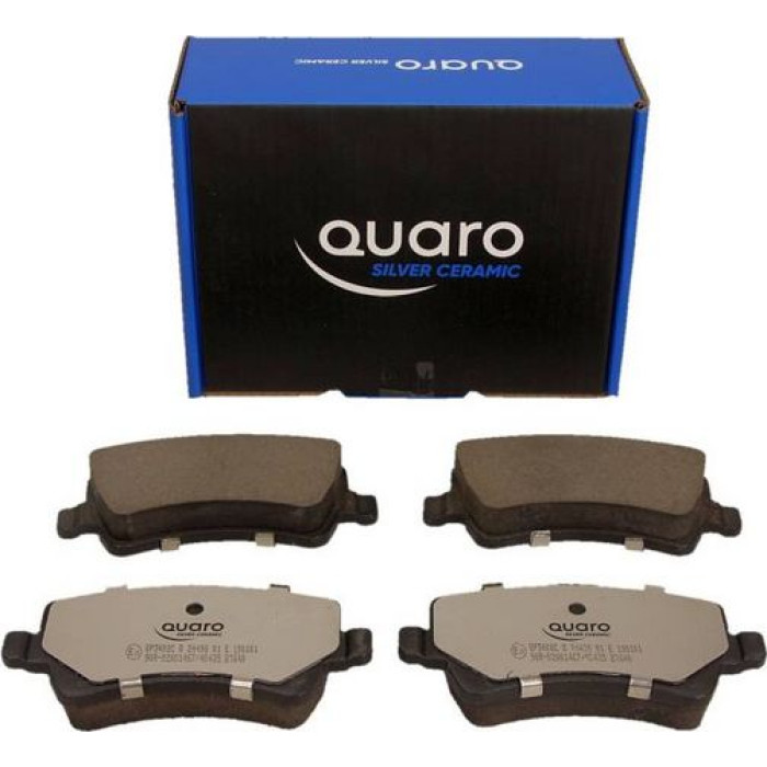 QUARO QP3408C Bremsbelagsatz, Scheibenbremse SILVER CERAMIC