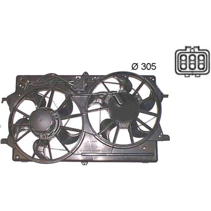 Mahle CFF 375 000S Lüfter, Motorkühlung BEHR Mahle CFF 375 000S Lüfter, Motorkühlung BEHR