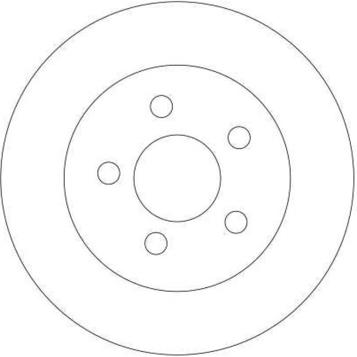 TRW DF4336 Bremsscheibe TRW DF4336 Bremsscheibe