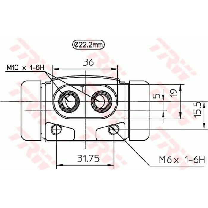 TRW BWH241 Radbremszylinder TRW BWH241 Radbremszylinder