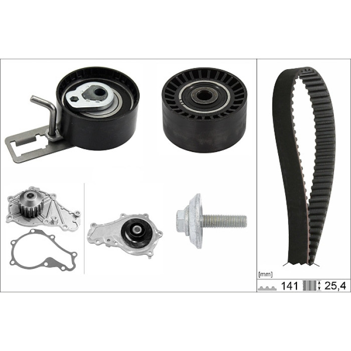INA 530 0578 30 Wasserpumpe + Zahnriemensatz INA 530 0578 30 Wasserpumpe + Zahnriemensatz