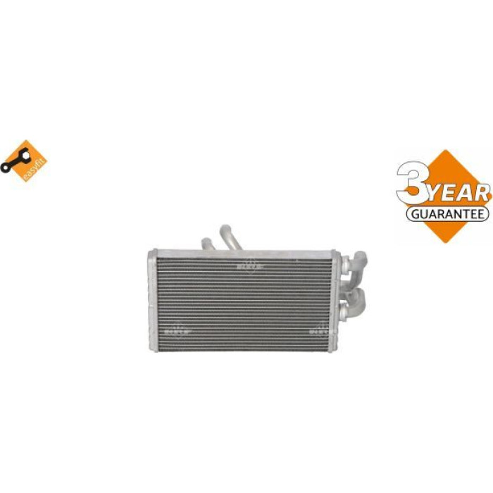 NRF 54387 Wärmetauscher, Innenraumheizung mit Rohr EASY FIT