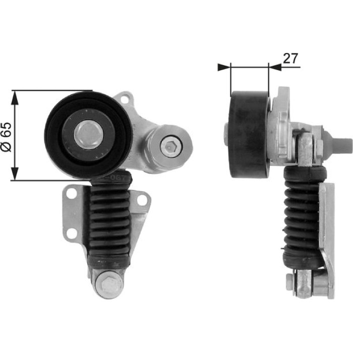 Spannrolle, Keilrippenriemen T38399 Spannrolle, Keilrippenriemen T38399