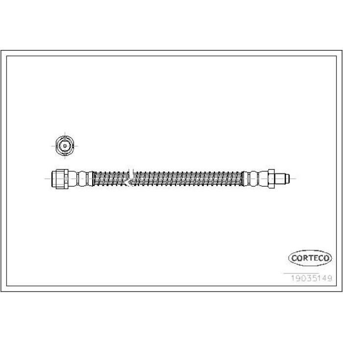 Corteco 19035149 Bremsschlauch Corteco 19035149 Bremsschlauch