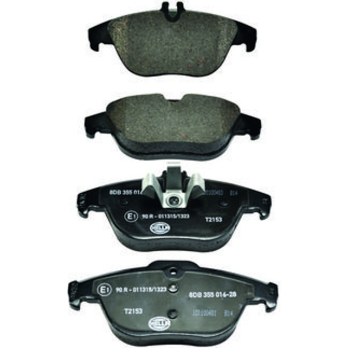 Hella 8DB 355 016-281 Bremsbelagsatz, Scheibenbremse Hella 8DB 355 016-281 Bremsbelagsatz, Scheibenbremse