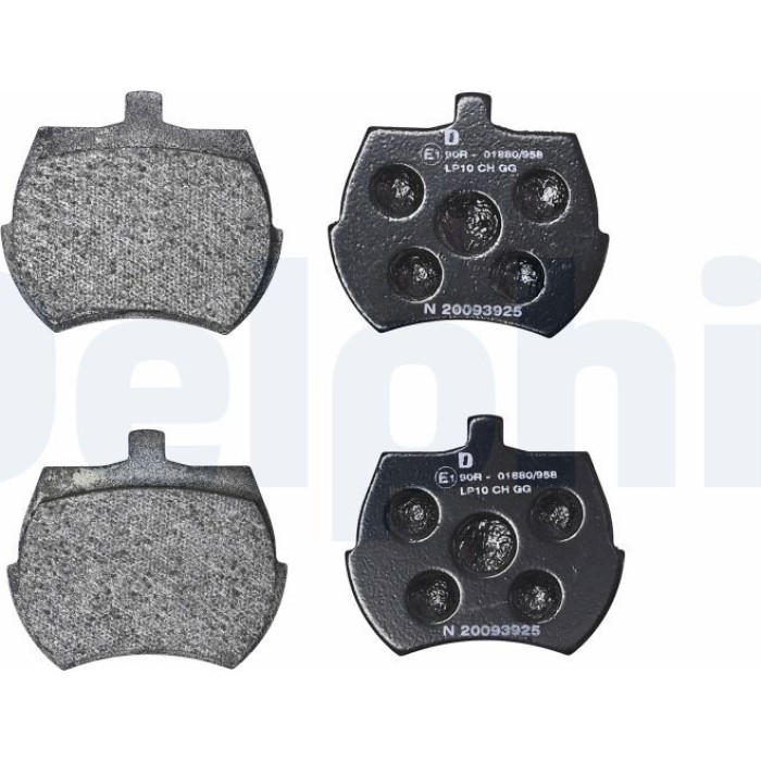 Delphi LP10 Bremsbelagsatz, Scheibenbremse Delphi LP10 Bremsbelagsatz, Scheibenbremse