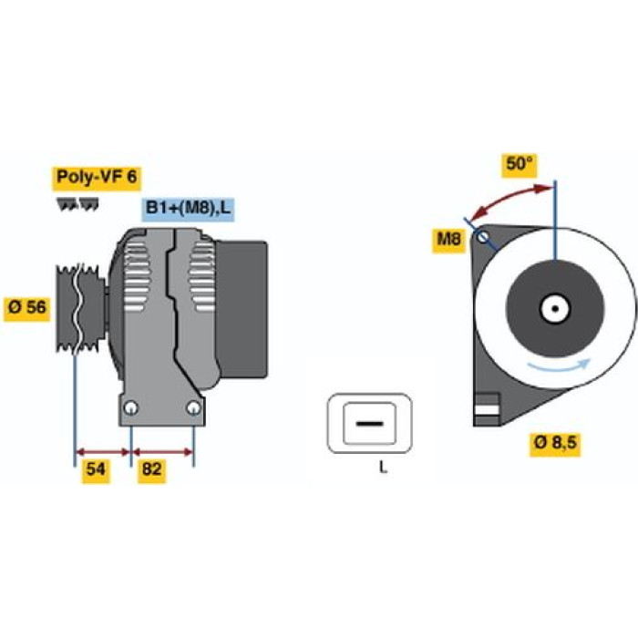 Generator 0 124 515 054 Generator 0 124 515 054