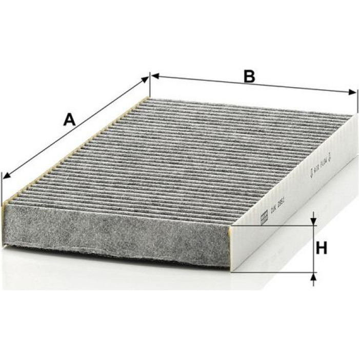 MANN-FILTER CUK 2951 Innenraumfilter, Aktivkohlefilter MANN-FILTER CUK 2951 Innenraumfilter, Aktivkohlefilter