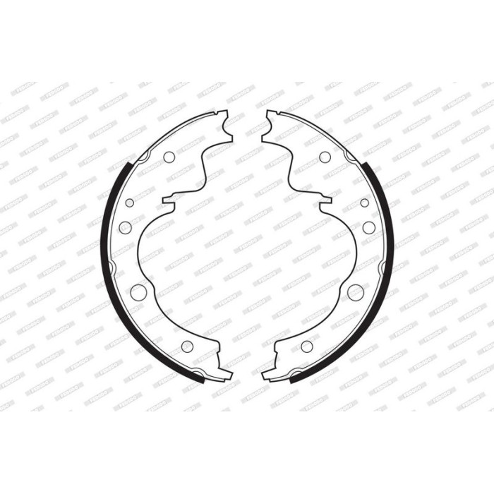 Ferodo FSB384 Bremsbackensatz PREMIER Ferodo FSB384 Bremsbackensatz PREMIER