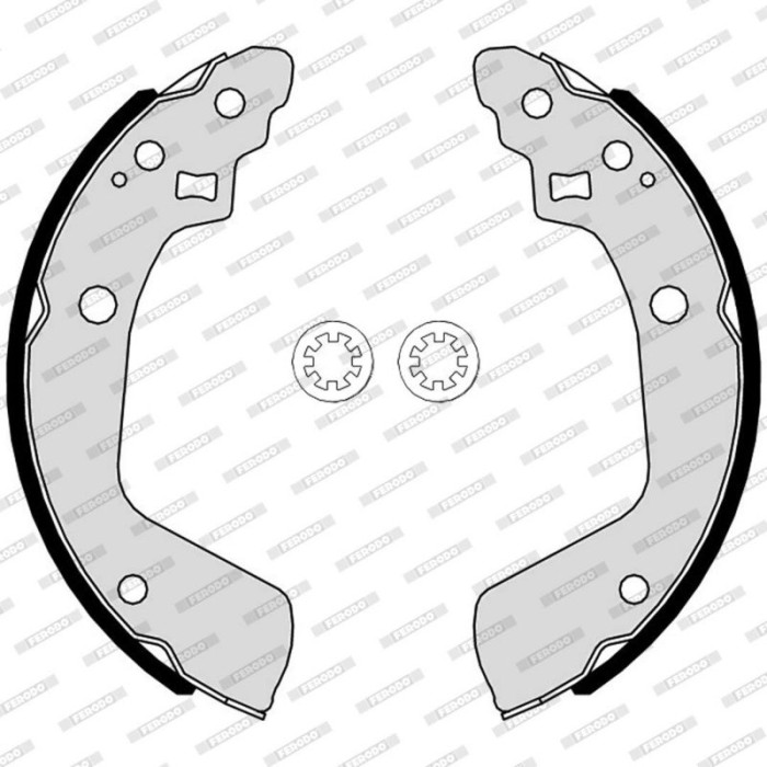 Ferodo FSB4172 Bremsbackensatz PREMIER Ferodo FSB4172 Bremsbackensatz PREMIER