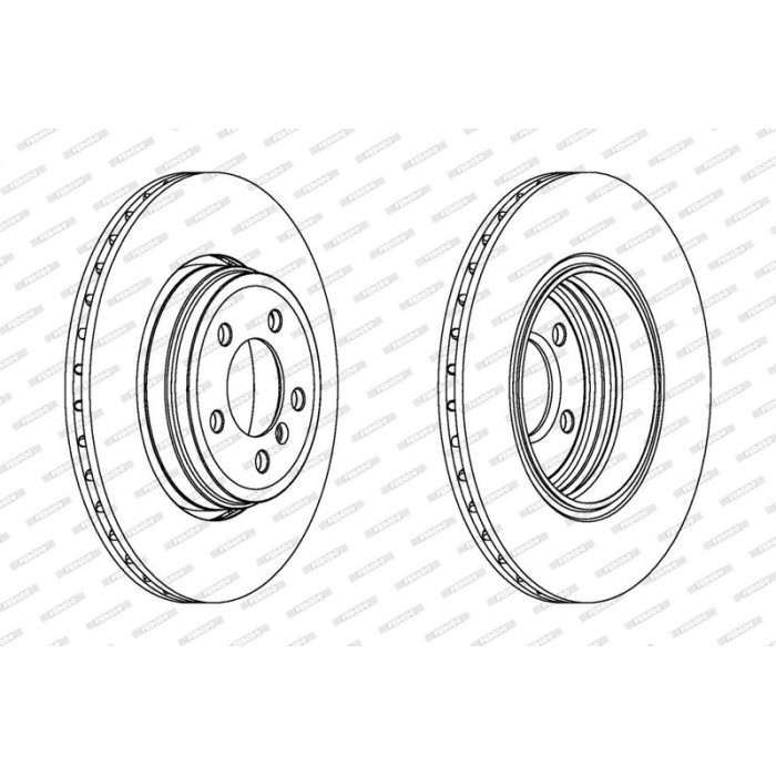 Ferodo DDF1247C-1 Bremsscheibe PREMIER Coat+ disc Ferodo DDF1247C-1 Bremsscheibe PREMIER Coat+ disc