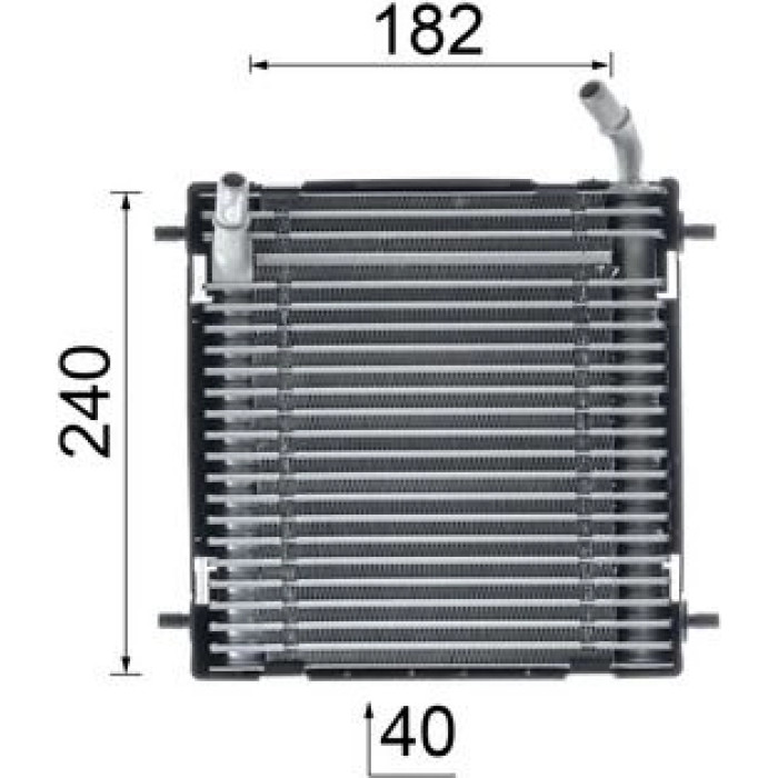 Mahle CLC 291 000P Ölkühler, Motoröl BEHR Premium Line Mahle CLC 291 000P Ölkühler, Motoröl BEHR Premium Line