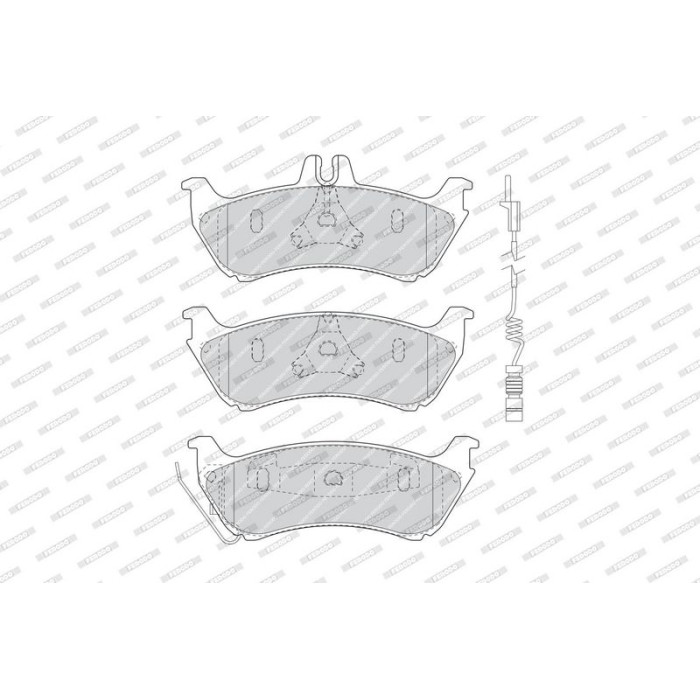 Ferodo FDB1608 Bremsbelagsatz, Scheibenbremse PREMIER ECO FRICTION Ferodo FDB1608 Bremsbelagsatz, Scheibenbremse PREMIER ECO FRICTION