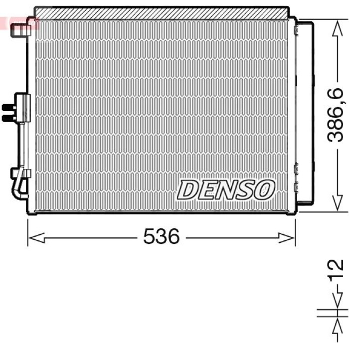 Denso DCN43009 Kondensator, Klimaanlage Denso DCN43009 Kondensator, Klimaanlage
