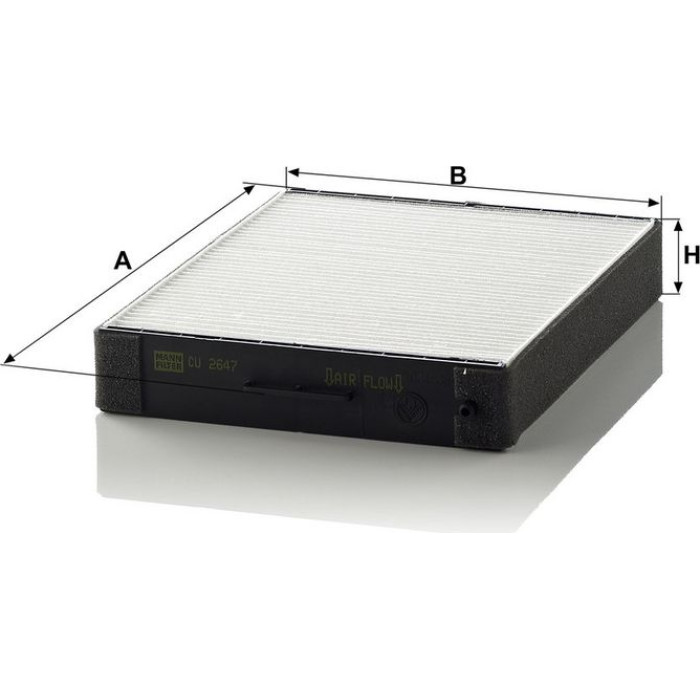 MANN-FILTER CU 2647 Innenraumfilter, Partikelfilter MANN-FILTER CU 2647 Innenraumfilter, Partikelfilter