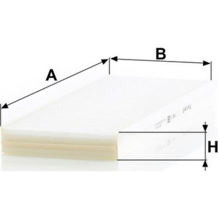 MANN-FILTER CU 3649 Innenraumfilter, Partikelfilter MANN-FILTER CU 3649 Innenraumfilter, Partikelfilter