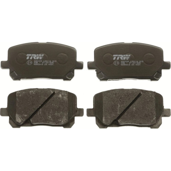 TRW GDB3315 Bremsbelagsatz, Scheibenbremse COTEC