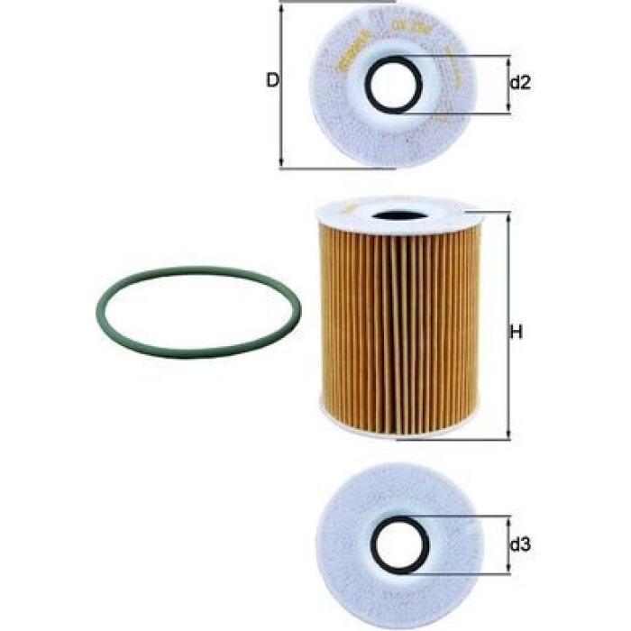 Knecht OX 254D5 Ölfilter
