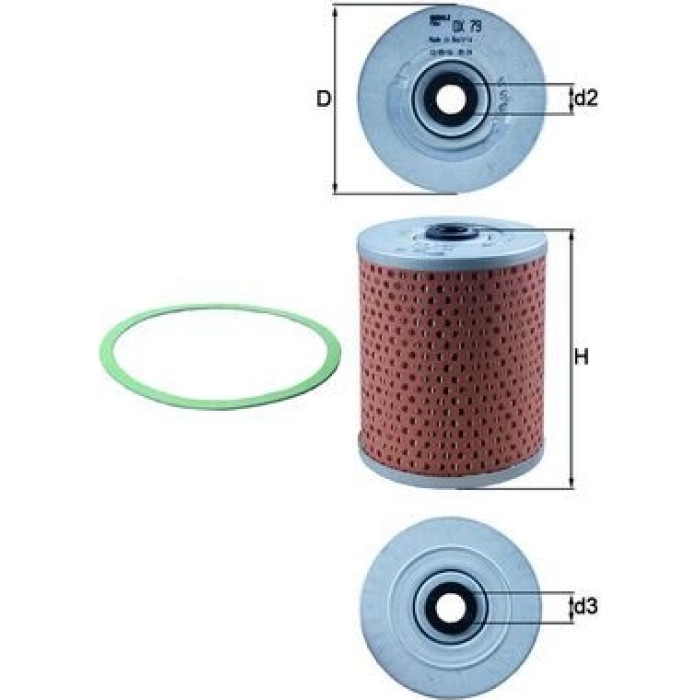 Knecht OX 79D Ölfilter Knecht OX 79D Ölfilter
