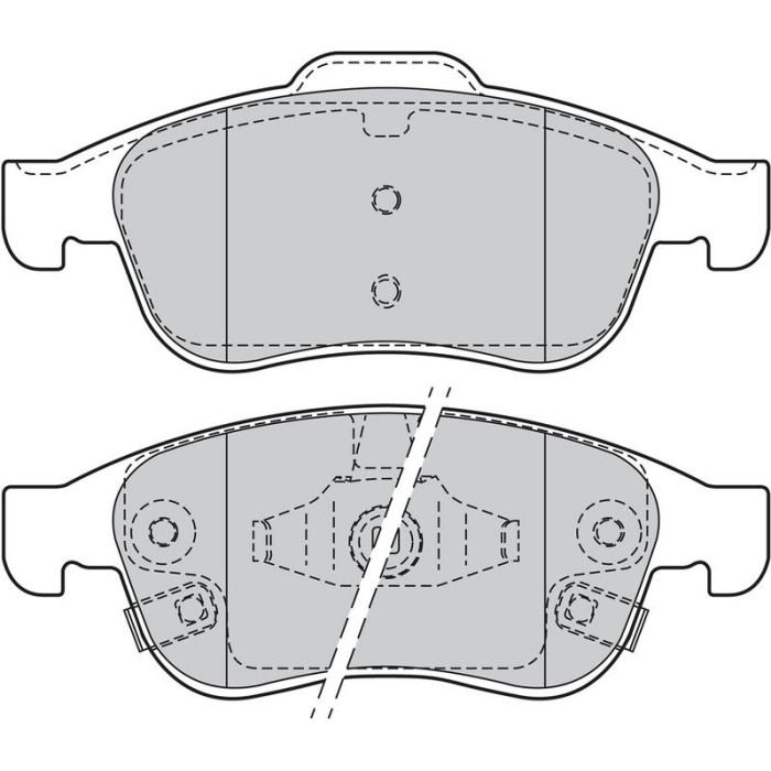 Valeo 601480 Bremsbelagsatz, Scheibenbremse
