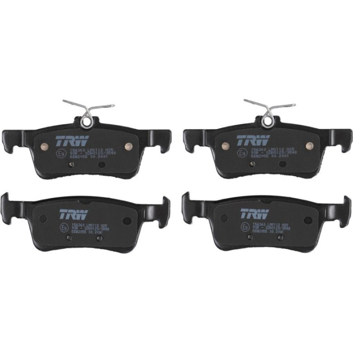 TRW GDB2055 Bremsbelagsatz, Scheibenbremse COTEC