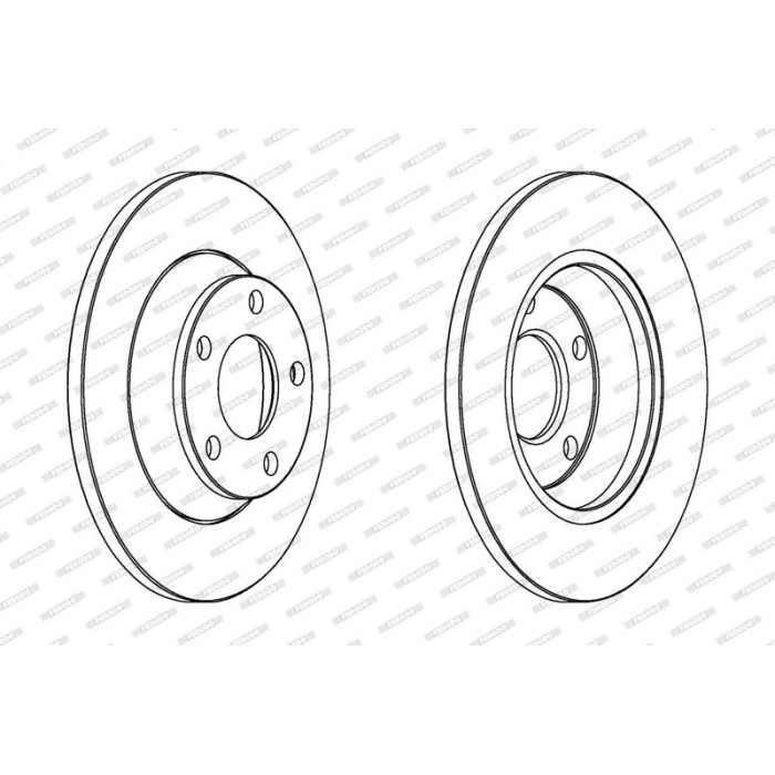 Ferodo DDF759C Bremsscheibe PREMIER Coat+ disc