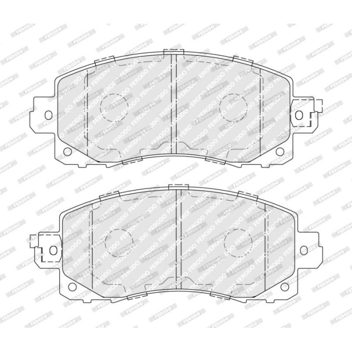 Ferodo FDB5299 Bremsbelagsatz, Scheibenbremse PREMIER ECO FRICTION Ferodo FDB5299 Bremsbelagsatz, Scheibenbremse PREMIER ECO FRICTION