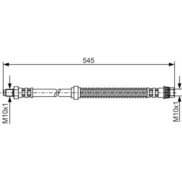 BOSCH 1 987 481 186 Bremsschlauch