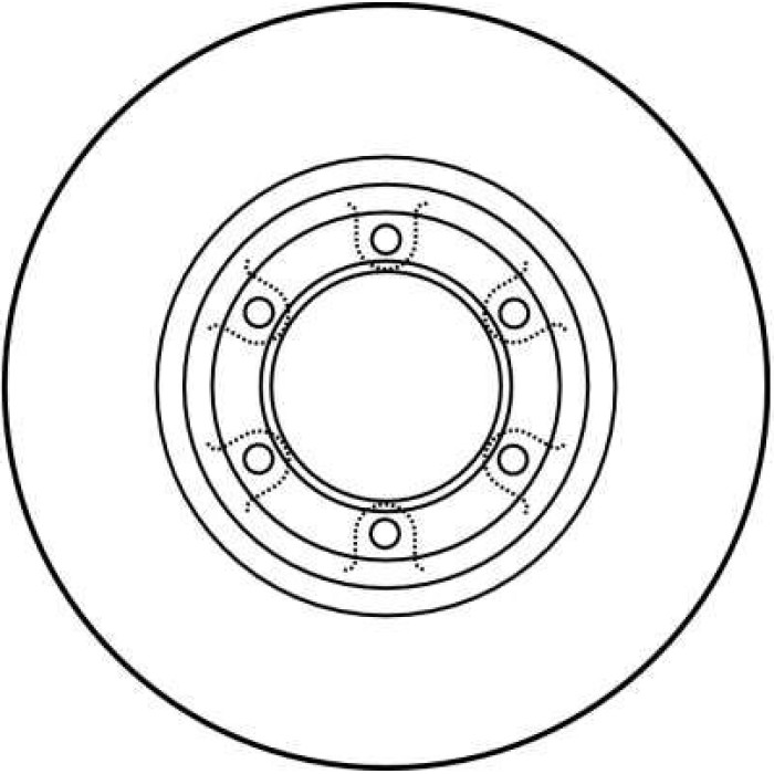 TRW DF3031 Bremsscheibe